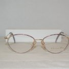 New Christian Dior Violet & Gold Eyeglasses: Mod. 2876 (42A) 54-17 & Case