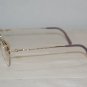 New Christian Dior Violet & Gold Eyeglasses: Mod. 2876 (42A) 54-17 & Case