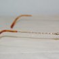 New Christian Dior Shiny Gold Eyeglasses: Mod. 2876 (40A) 54-17 & Case