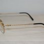 New Christian Dior Black & Gold Eyeglasses: Mod. 2876 (49B) 54-17 & Case