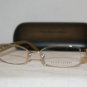 Brand New Ralph Lauren Light Gold Eyeglasses: Mod. 5064 (9116) 49-16 & Case