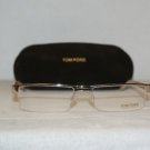 Brand New Tom Ford Shiny Gold Eyeglasses: Mod. 5112 (028) 54-17 & Case