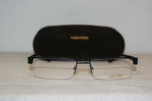 Brand New Tom Ford Matte Black Eyeglasses: Mod. 5112 (002) 54-17 & Case