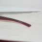 New Gucci Burgundy Sunglasses: Mod. 2737 Strass & Case