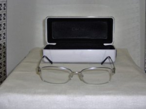 New Donna Karan Silver Eyeglasses: Mod. 3548B w/case