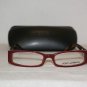 New Dolce & Gabbana Red Floral Eyeglasses: Mod. 3052 (839) 51-16 & Case
