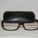 New Dolce & Gabbana Shiny Black Eyeglasses: Mod. 3062 (858) 52-16 & Case