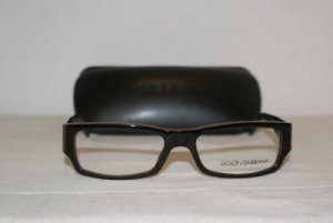 New Dolce & Gabbana Shiny Black Eyeglasses: Mod. 3062 (858) 52-16 & Case