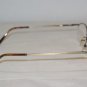 Brand New Calvin Klein Gold Eyeglasses: Mod. 263 (557) 49-21 & Case