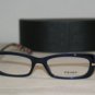 Brand New Prada Dark Blue Eyeglasses: Mod. VPR 13N (0AX-1O1) 51-17 & Case
