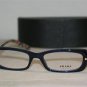 Brand New Prada Dark Blue Eyeglasses: Mod. VPR 13N (0AX-1O1) 51-17 & Case