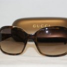 Brand New Gucci Havana Sunglasses: Mod. 3132 (0791) 57-18 & Case