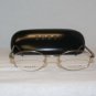 Brand New Gucci Gold Eyeglasses: Mod. 1628 & Case