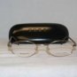 Brand New Gucci Gold Eyeglasses: Mod. 1628 & Case