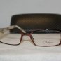 Brand New Cole Haan Shiny Brick Eyeglasses: Mod. 918 53-17 & Case