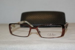 Brand New Cole Haan Shiny Brick Eyeglasses: Mod. 918 51-17 & Case