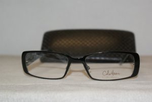 Brand New Cole Haan Shiny Black Eyeglasses: Mod. 918 53-17 & Case