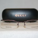 Brand New Gucci Dark Red Eyeglasses: Mod. 1664 & Case