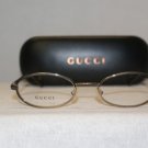 Brand New Gucci Gold Eyeglasses: Mod. 1649 & Case