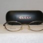 Brand New Gucci Gold Eyeglasses: Mod. 1649 & Case
