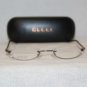Brand New Gucci Gunmetal Eyeglasses: Mod. 2692 & Case
