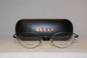 Brand New Gucci Gray Eyeglasses: Mod. 2637 & Case