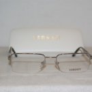 Brand New Versace Shiny Gunmetal Eyeglasses: Mod. 1157 (1003) 51-18 & Case