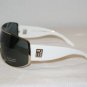 New Ralph Lauren Gold White Sunglasses: Mod 1519 & Case