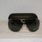 New Ralph Lauren Gold White Sunglasses: Mod 1519 & Case