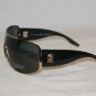 New Ralph Lauren Gold Black Sunglasses: Mod 1519 & Case
