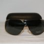 New Ralph Lauren Gold Black Sunglasses: Mod 1519 & Case