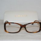 Brand New Versace Tortoise Eyeglasses: Mod. 3121-B (163) 52-16 & Case