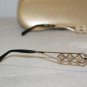 Brand New Caviar Shiny Gold Eyeglasses: Mod. 1678 (C21) 52-18 & Case