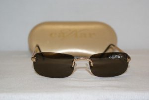 Brand New Caviar Gold Sunglasses: Mod. 7420 & Case