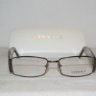 Brand New Versace Shiny Brown Eyeglasses: Mod. 1153-B (1234) 51-16 & Case