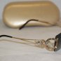Brand New Caviar Shiny Gold Sunglasses: Mod. 6833 (C72) 58-16 & Case