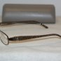Brand New BCBG Maxazria Shiny Brown Eyeglasses: Mod. Penelope 52-16 & Case