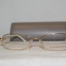 Brand New BCBG Maxazria Shiny Gold Eyeglasses: Mod. Penelope 54-16 & Case