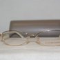 Brand New BCBG Maxazria Shiny Gold Eyeglasses: Mod. Penelope 54-16 & Case