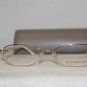 Brand New BCBG Maxazria Shiny Gold Eyeglasses: Mod. Penelope 54-16 & Case