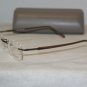 Brand New BCBG Maxazria Brown Eyeglasses: Mod. Dante-B 50-19 & Case