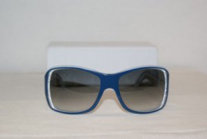 New Christian Dior Blue Sunglasses: Mod. Strass 1 &Case