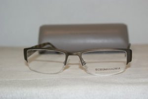 Brand New BCBG Maxazria Ciro Eyeglasses: Mod. Khaki 51-18-140 & Case