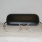 New Polo Ralph Lauren Shiny Silver Eyeglasses: Mod. 1089 (9001) 55-18 & Case