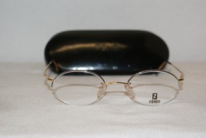 Brand New Fendi Palladium Eyeglasses: Mod. 508 & Case