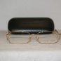 Brand New Ralph Lauren Shiny Gold Eyeglasses: Mod. 5028 (9063) 51-16 & Case