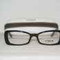 Brand New Vogue Shiny Black Eyeglasses: Mod. 2692 (W44) 49-16 & Case