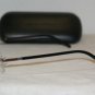 New Polo Ralph Lauren Shiny Silver Eyeglasses: Mod. 1089 (9001) 53-18 & Case