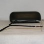 New Polo Ralph Lauren Shiny Silver Eyeglasses: Mod. 1089 (9001) 53-18 & Case