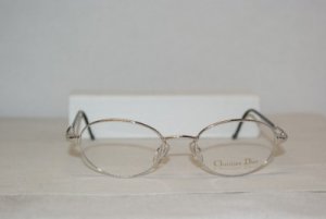 Brand New Christian Dior Silver Eyeglasses: Mod. 3529 (63B) 50-19-130 & Case